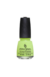Chic green nail polish bottle from China Glaze Nail Lacquer Collection with Grass Is Lime Greener  color variant